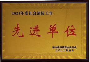 2021年度社會(huì)消防工作先進(jìn)單位