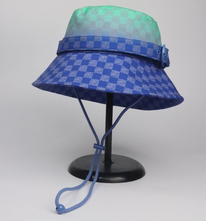 漸變色皮帶漁夫帽定做